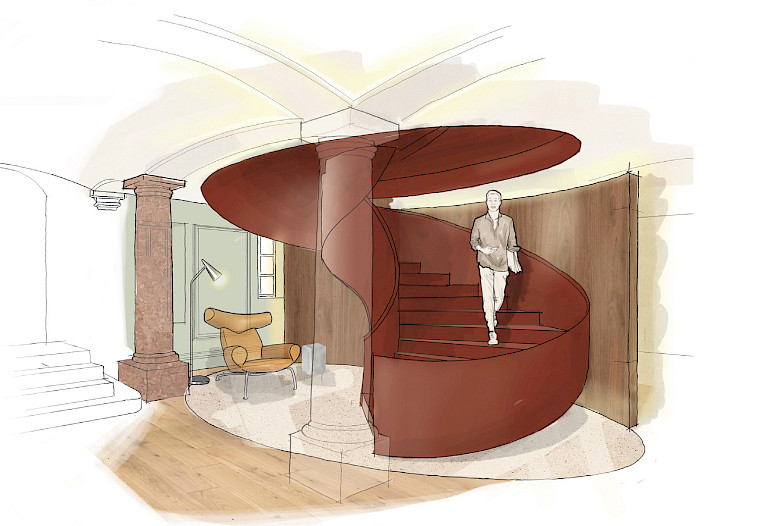 Umgestaltung eines historischen Gutshofs